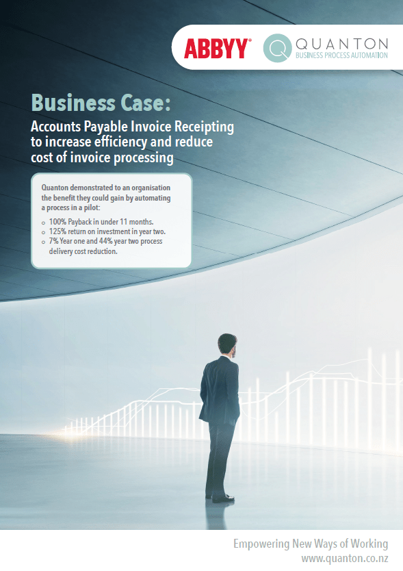 PAGE: ABBYY Business Case ABBYY Acounts Payable Invoice Receipting ABBYY Automated Invoice Receipting Business Case